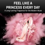 VENEZIO PROFUMO Princess Luxury Perfume Set, High Heel Design, 2.9 Fl Oz Each, Pink and Pure Princess, Eau De Parfum 2-Pack | High Heel perfume for Women |