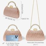 Rhinestone Clutch Purses for Women Formal Evening Bag Sparkly Diamond Handbag for Cocktail Prom Party Wedding (Champagne)