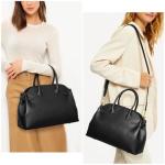 HICARRY Top Handle Bag Medium Crossbody Bags For Women Vintage Tote Satchel Shoulder Bag Luxury Pu Leather Handbag
