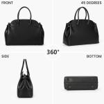 HICARRY Top Handle Bag Medium Crossbody Bags For Women Vintage Tote Satchel Shoulder Bag Luxury Pu Leather Handbag