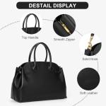 HICARRY Top Handle Bag Medium Crossbody Bags For Women Vintage Tote Satchel Shoulder Bag Luxury Pu Leather Handbag