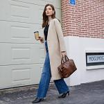 Iswee Shoulder Bag Satchel Purses Vintage Leather Handbags for Women Luxury Tote Purse Large Crossbody Bags Hobo (Coffee)