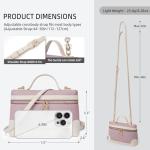 MEITRUE Crossbody Bag for Women Small Top-Handle Pouch Purse Designer Leather Shoulder Handbag Trendy