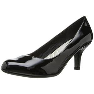 Easy Street Women's Passion Dress Pump,Black Patent,10 M US