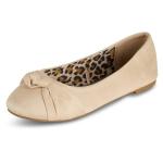 Epic Step Ballet Flats for Women Comfortable Flat Shoes for Women Dressy Casual Round Toe Flats, Beige, Size 11