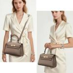 Small Crossbody Purse for Women Top Handle Bag Vegan Leather Designer Handbag Satchel Purse with Strap