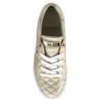 Guess Women's Loven Sneaker, Gold, 6