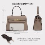 Small Crossbody Purse for Women Top Handle Bag Vegan Leather Designer Handbag Satchel Purse with Strap