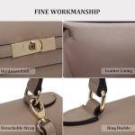 Small Crossbody Purse for Women Top Handle Bag Vegan Leather Designer Handbag Satchel Purse with Strap
