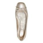 Marc Fisher LTD Women's Ubet Flat, Gold Leather 710, 8