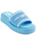 Karl Lagerfeld Paris Women's Shoes Women's Sandals, Azure, 7