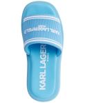 Karl Lagerfeld Paris Women's Shoes Women's Sandals, Azure, 7