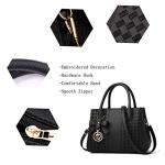 Jeniulet Purses and Handbags for Women Fashion Ladies PU Leather Top Handle Satchel Shoulder Tote Bags