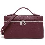 Rejolly Crossbody Bag for Women Small Pouch Top-Handle Leather Bag Designer Shoulder Handbag Quiet Luxury Trendy Purse Ancora Burgandy