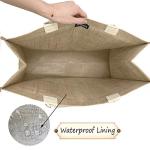 Hibala Woven Large Beach Bag Straw Beach Tote Handmade Weaving Shoulder Tassel Bag Handbag (Green Stripe)