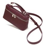 Rejolly Crossbody Bag for Women Small Pouch Top-Handle Leather Bag Designer Shoulder Handbag Quiet Luxury Trendy Purse Ancora Burgandy