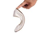 FUNKYMONKEY Women's Ballet Flats Soft Round Toe Comfortable Shoes (8 M US, White)