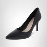 KARL LAGERFELD Women's Royale Pointed Toe Dress Pump, Black, 9.5