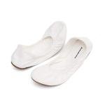 FUNKYMONKEY Women's Ballet Flats Soft Round Toe Comfortable Shoes (8 M US, White)