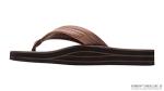 Rainbow Sandals Ladies Luxury Leather - Double Layer Arch Support with 1" Strap, Oak, Ladies 10
