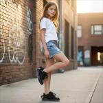 NEW SHITA Women’s Faux Leather Fashion Platform Chunky Sneakers Lightweight Breathable Height Increasing Unisex Casual Walking Tennis Running Shoes (FK2306, Black, Size 42)