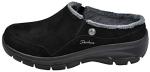 Skechers Women's Easy Going - Latte Mule, Black/Grey, 7.5 M US