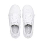 PUMA Women's Carina L Sneaker in White/Silver