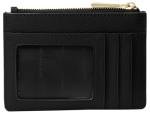 Michael Kors Women's Jet Set Small Coin Purse, Gold-Tone Hardware/Black, One Size