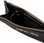 Michael Kors Women's Jet Set Small Coin Purse, Gold-Tone Hardware/Black, One Size