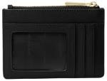 Michael Kors Women's Jet Set Small Coin Purse, Gold-Tone Hardware/Black, One Size