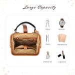 OLD TREND Genuine Leather Backpack Purse for Women Convertible Shoulder Bag Fashion Casual Backpack Ladies Leather Shoulderbag (Chestnut Ombre)