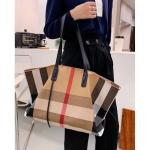 Handbags for Women, Canvas Fashion Shoulder Bag, Tote Bag Purse Top Handle Hobo Handbag, Large Capacity Purse Satchel (HB-Brown)