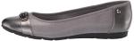 Anne Klein Women’s Able Comfortable Ballet Flat, Grey Multi, 9 W US