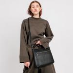 Iswee Black Crossbody Bags for Women Purse Leather Shoulder Bag Lightweight Pocketbooks Leather Handbags Tote(Matte Black)