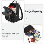 MATEIN Stylish Mini Backpack with USB Charging, Black