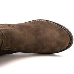 GLOBALWIN Women’s Camel Lace Up Back Boots Knee High Boots Fashion Boots For Women 8.5M