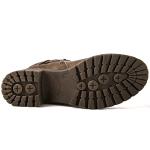 GLOBALWIN Women’s Camel Lace Up Back Boots Knee High Boots Fashion Boots For Women 8.5M