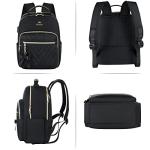 MATEIN Stylish Mini Backpack with USB Charging, Black