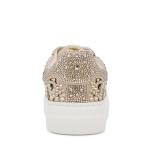 Betsey Johnson Women's Reily Sneaker, Light Gold, 8