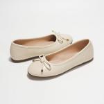 Project Cloud Memory Foam Ballet Flats Shoes for Women Footwear and Lightweight Casual Flats for Women - Non Slip Comfortable Ballet Shoes (Ellison, Nude, 10)