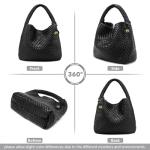 Chic Large Woven Leather Tote Bag for Women