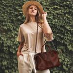 Iswee Satchel Bags Retro Leather Purses for Women Handbags Shoulder Bags Luxury Tote Hobo Cross Body Work Doctor Bag Pocketbooks(Green)