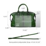 Iswee Satchel Bags Retro Leather Purses for Women Handbags Shoulder Bags Luxury Tote Hobo Cross Body Work Doctor Bag Pocketbooks(Green)