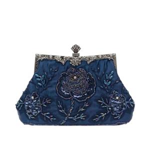 CORIOS 1920s Beaded Evening Clutch Bag for Women