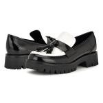 Nine West Women's Black and White Loafers 8.5