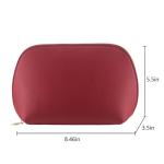 Red PU Leather Travel Makeup Bag for Women
