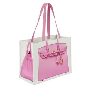Chic Canvas Tote with Fun Fashion Print