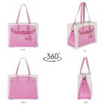 Chic Canvas Tote with Fun Fashion Print