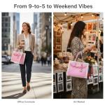 Chic Canvas Tote with Fun Fashion Print