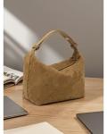 Chic Khaki Suede Hobo Bag for Women
